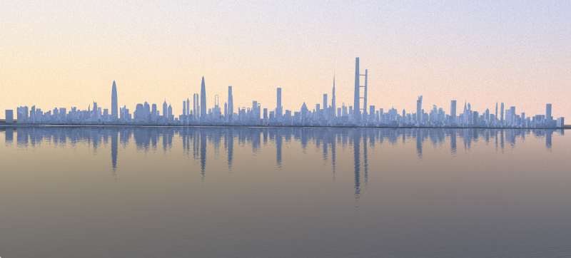 Illustration for article titled This the Amazing Present and the Crazy Future of Dubai's Skyline
